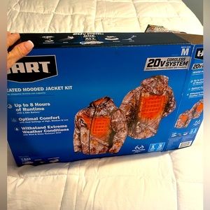 New In Box Heated Jacket Hart Realtree Rechargeable Size Medium